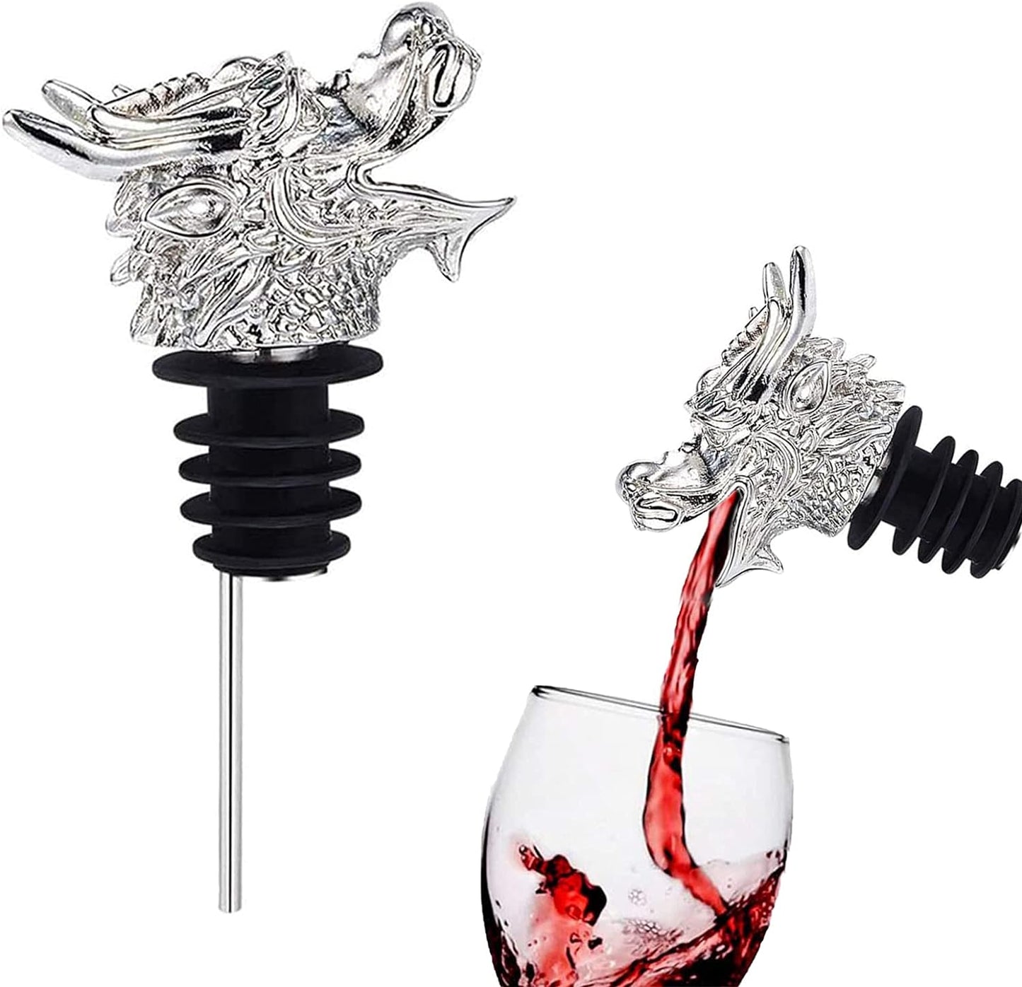 Bottle Pourer with Animal Head